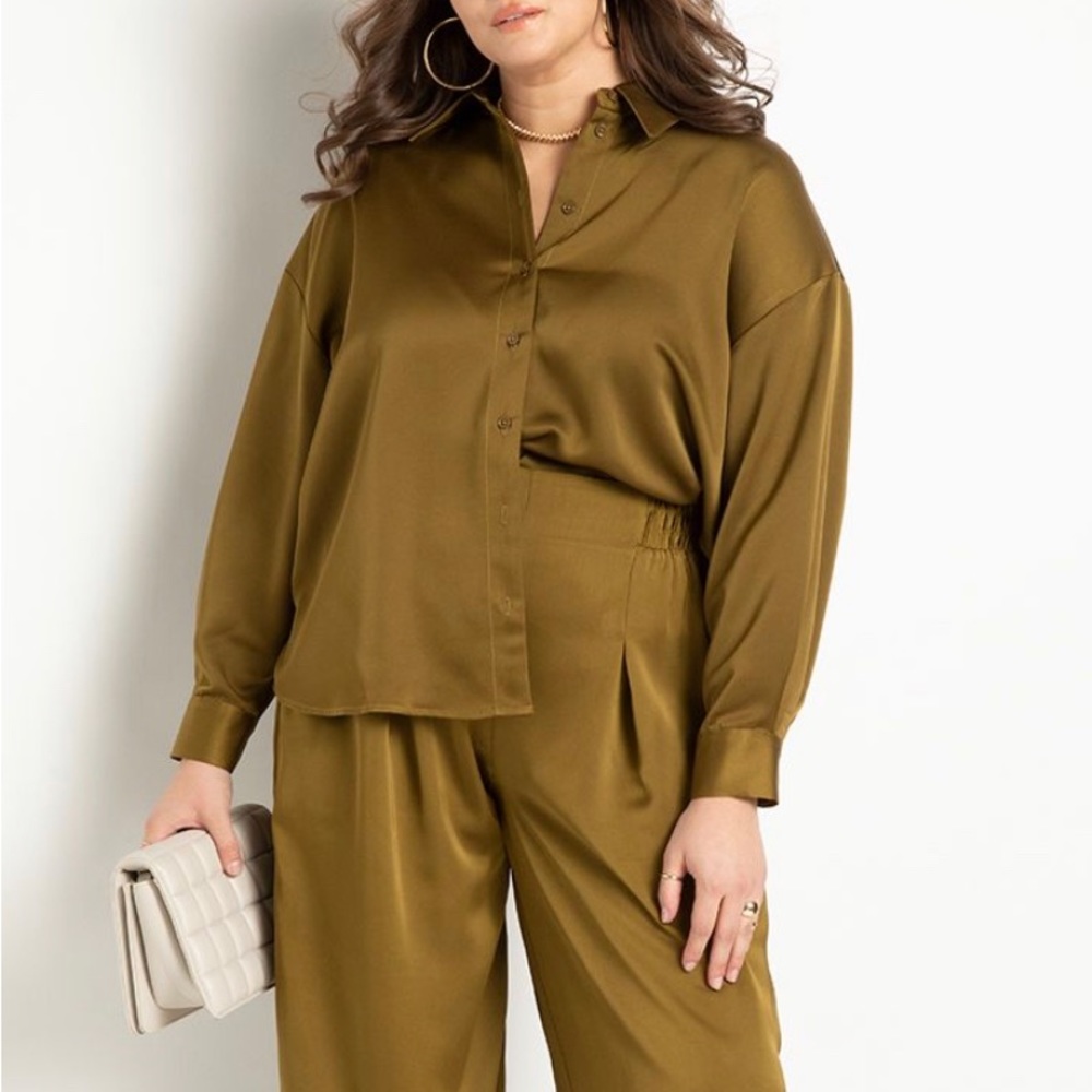 ELOQUII Satin Set NWT